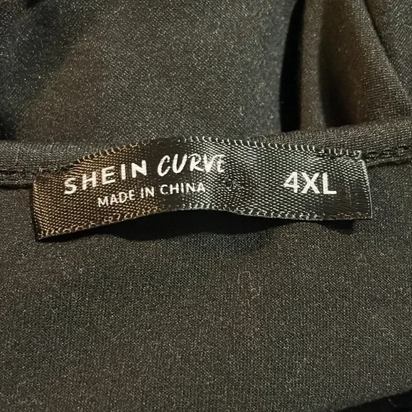 Shein Stylish Black and Teal Women's Top - Picture 5 of 10